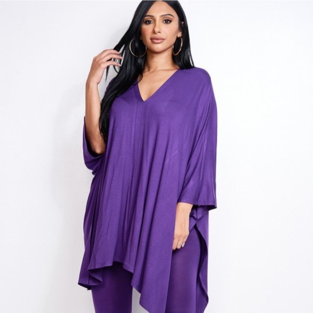 Cape Top and Leggings Set